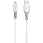 PRODA (PD-B51I) SOFT 2.4A DATA CABLE FOR IPH (2.4A) (1M) - White